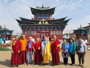 태고종 원응스님, 러시아 불교 전통승가회 방문