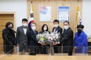 (사)한국학원총연합회, 충북교육청에 감사패 전달