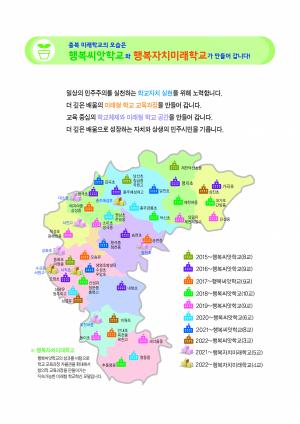충북교육청, 행복씨앗학교 신규·재지정 13교 확정