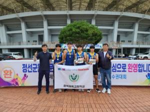 충북체고 학생들, 회장배 제20회 전국 중·고등학교 육상경기대회서 좋은 성적 거둬