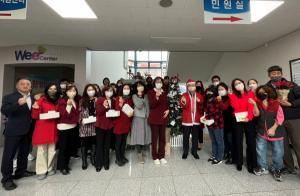 하동교육지원청, X-마스 트리 설치…교육장과 함께하는 청렴소통의 날 행사
