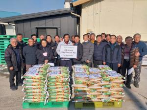 천안시, 김근배 풍세면 용정3리 이장, 취약계층 위한 쌀 후원