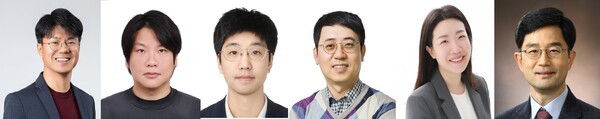 왼쪽부터 김우연 교수, 황성주 교수, 안성수 교수, 김호민 교수, 이규리 교수, 오병하 교수. /KAIST