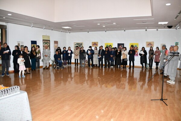 제1회 영산불교문화원 전시회 개막식./공뉴스