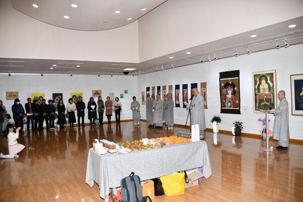 제1회 영산불교문화원 전시회 개막식./공뉴스