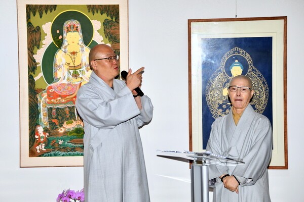 제1회 영산불교문화원 전시회 개막식./공뉴스