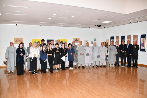 제1회 영산불교문화원 전시회 개막식./공뉴스