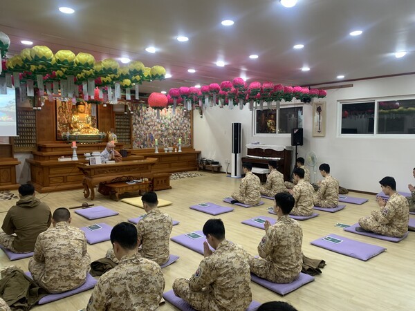 아크부대_환송법회./불교진흥원